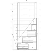 Łóżko piętrowe Chankay-2 od Fmebel