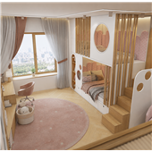 Łóżko piętrowe Peterborough House firmy Fmebel